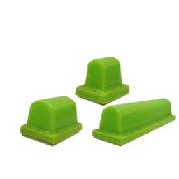 Green Color Non Stick Dust Resistant Anti-static Pad Printing Adhesive Head Pad Rubber Head with Shipping Cost