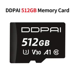 DDPAI Dash Cam Memory Card 64GB 128GB 256GB 512GB Class 10 High Speed for DDPAI Car Camera