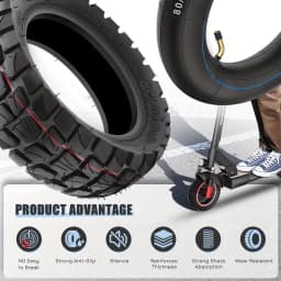 New 255x80 Tyre for Kugoo M4 Pro, KUKIRIN G2, Inokim oxo, Kugoo G1, Dualtron VICTOR Electric Scooter Off-Road 10 Inch Tire