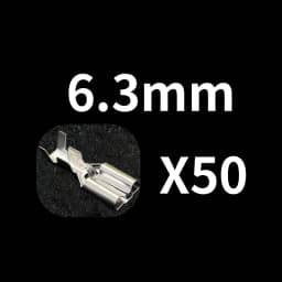 50/100Pcs Electric Wire Connectors Set 4.8/6.3mm With Lock Female and Male Crimp Terminal Connector Brass Silver Car Speaker