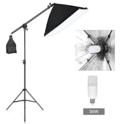 Photo Studio Kit Tripod Light Stand Cross Arm With Weight Bag Photo Studio Accessories Extension Rod 53 -133CM Backdrop Stand