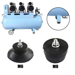 1pc Air Compressor Foot Pad Black Rubber Pad Shockproof Components Replacement For Air Pumps Oil-Machines