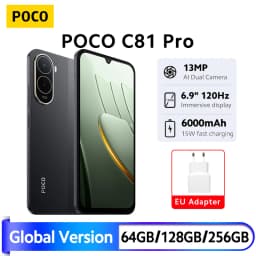POCO C81 Pro Smartphone Global Version UNISOC T7250 6.9" 120Hz display 6000mAh battery 13MP AI dual camera