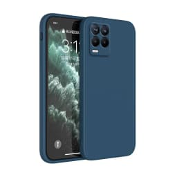 Square Case for OPPO Realme 8 Pro 4G Camera Protection Square Liquid Silicone Realme 8 5G Shockproof Covers Fundas