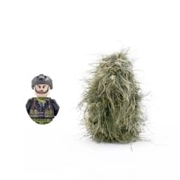 Mini Action Figures Grassland Snow Camouflage Suit Soldier Military MOC City Police Accessories Parts Blocks Children Toys