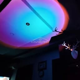 LED Sunset Lamp Nightlight USB Projector Birthday Party Decoration Mood Lights Bedroom Living Room Wall Photography Multipurpose
