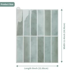 10 Sheets 3D Marble Wall Tiles Home DIY Wallpaper Waterproof Self Adhesive Wall Stickers for Kichen Bathroom Backsplash Decor