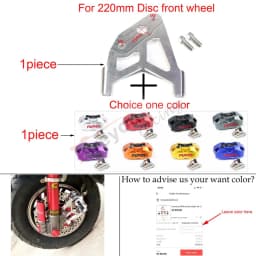 Motorcycle Brake Caliper Front Rear Disc Brake Master Cylinder adapter 220 200mm for Yamaha Kawasaki  Radial Mount Caliper