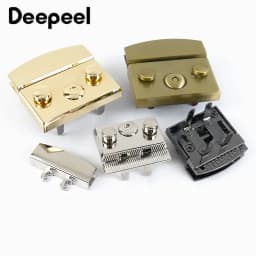 2/3/4/5Pcs Deepeel 50mm/35mm Handbag Lock Replaceable Snaps Clasp Locks Bag Purse Closure Buckles DIY Leather Crafts Accessories