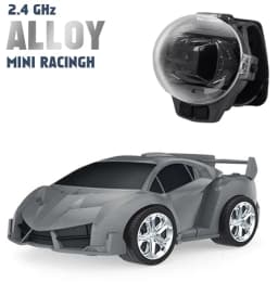2.4G Children's Watch Remote Control Car Toy Novelty RC Car Toy Cartoon Portable USB Charging Watch Car Kid Birthday Gift