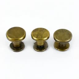 10/20/30Pcs 5-8mm Flat Head Screws Nail Metal Double Cap Side Round Rivet Leather Craft Wallet Fastener DIY Hardware Accessories