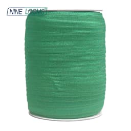 NINE LOOMS Plain Shiny Fold Over Elastics FOE 5/8" 15mm Spandex Band Tape Hair Tie Headband DIY Sewing Trim 50 100 Yard by Spool