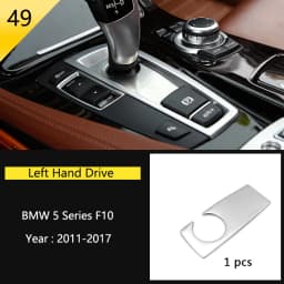 Car Styling Console Multimedia AC CD Panel Decoration Frame Cover Trim Strip Sticker For BMW 5 Series F10 F11 F18 Accessories