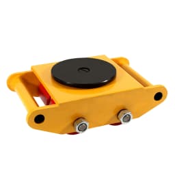 6T Heavy Duty Machinery Mover 360° Rotation Cap Cargo Trolley Machine Transport Roller Cart Industrial Dolly Skate Handling Tool