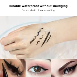 Waterproof And Durable Liquid Eyeliner Pen - Ultra-Fine Tip Precise Description Fast Drying And Easy To Apply Essential Cosmeti