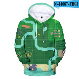 Hoodies men Animal Crossing 3D Sweatshirts Women pullover Cartoon Game Harajuku Funny Student's Hooded Spring/Autumn Tops