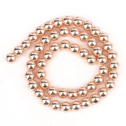 Natural Stone Dull Matte Light Gold Color Hematite Beads Round Loose Mineral Beads Jewelry Making Diy Bracelet 2/3/4/6/8mm