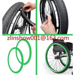 1 Pair 22/24 Inch Wheelchair Push Rim Covers Non-Slip Grips Silicone Hand Cover Rear Wheel Grips Accessories