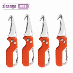 1-4PCS Portable Mini Unboxing Tool Letter Opener Serrated Hook Package Opener Express Box Cutter Safe Compact Tool