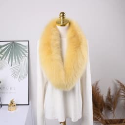 100% Natural Real Fox Fur Collar For Women And Men's Coat Jacket Fur Collar Extra Large Size Neck Warmer Fur Scarf Shawls
