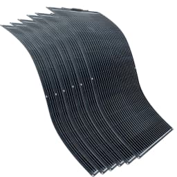 100 Watt Fiberglass Flexible Solar Panel 1000W-100W , Portable Bendable 12 Volts Mono Cell for RV Camping Home Boat Marine