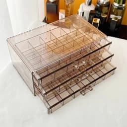 1pc, Grids Transparent Acrylic Organizer Box Nail Art Compartment Storage Box for Beads Organizer DIY Manicure Accessories