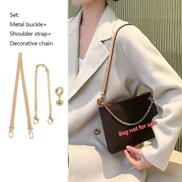 Bag Shoulder Strap For Lv Neverfull Bag Leather Bag Strap Extension Chain Underarm Bag Belt Crossbody Replacement Accessories