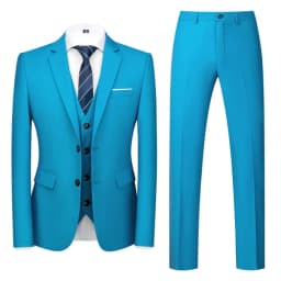 16 Colors ( Jacket + Vest + Pants ) Men's High Quality Formal Business Slim Fit Mens Suit Best Groom Wedding Tuxedos 3 piece Set