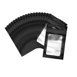 20pcs Zip Lock Bag Laser Plastic Jewelry Storage Bag DIY Earrings Necklace Bracelets Beads Gift Organizer Retail Packaging Pouch