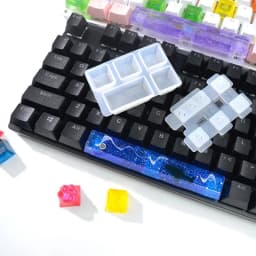 R3MC for Cherry MX Mechanical Gaming Keyboard Epoxy Resin Mold Computer PC Gamer Pet Paw Keycaps Silicone Molds