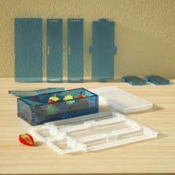 A52E Dominoes Box Silicone Mold for Resin Casting Dominoes Storage Box Resin Mold for Epoxy Crafts Making Tool 19x15cm