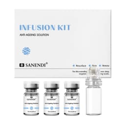 3 in 1 Micro-Infusion System for Eye & Face 0.05mm Stamp Hyaluronic Acid & Collagen Peptide Serum Firmer Home Skin Care 1Month