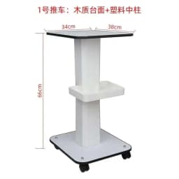 Foldable Salon Cart Drawers Beauty Salons Space-saving Anti-bumping Design Load-bearing Universal Wheels Beauty Salon Trolley
