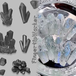 DIY Small Crystal Stone Shaped Silicone Nail Art Template Mold Handmade Women Nail Decoration Manicure Mould Nail Embossing Tool