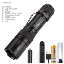4 in 1 Multicolor Zoom Led White/Red/Green/Blue Lighting Flashlight Outdoor Hunting Photographic Selfie Hiking Camping Totch