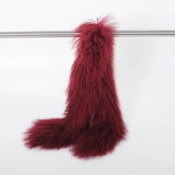 Luxurious 130cm Mongolian Lamb Fur Scarf Elegant Winter Accessory with Soft Touch