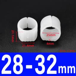Transparent/Black/White U Shaped Non-slip Chair Leg Pad PP Plastic Non-slip Furniture Feet Floor Protectors Anti-front Tilt