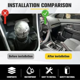 Car Universal 13cm Aluminum Gear Shift Knob MT Gear Stick Lever Shifter Knob Handle Extended JDM Gear Shifter Gear Head Knob