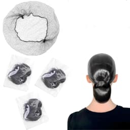 10/20/30 Pcs Durable Nylon Hair Net for Bun Hair Style Tool Black Brown Hair Net for Wigs Mesh Hair Styling Hairnets