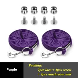 1Pair One Hand Shoelace No Tie Shoelces For Chidren and Adults Quick For Kids and Adult Sneakers Shoelace Quick Lazy Laces
