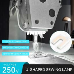 LED Sewing Machine Lamp Energy-Saving 6/10 LED Work Lights Luminaire With Magnets Mount For Sewing Machine 110-265V EU/US Plug
