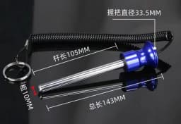 8MM/10MM Gym Equipment Weight Stack Pin Weight Pin Magnetic Weight Stack Pin with Pull Rope Strength Practical WeightStack Pin