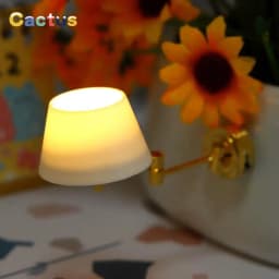 1PCS 1/6 1/12 Scale Dollhouse Lights Miniature LED Wall Sconce Lamp Battery Operated With ON/OFF Switch Lighting Accessories