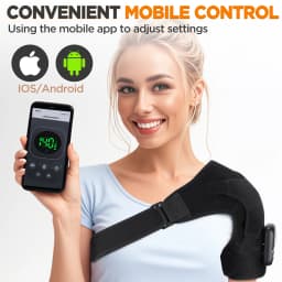 Electric Shoulder Massage Machine Heated Vibration Back Shoulder Belt Brace Relax Shoulder Neck Muscle Massagers Health Care