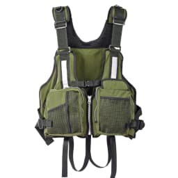 Fishing Vest Life Jacket With Fixing Strap Adjustable Vest with Whistle Mesh Breathable Multiple pockets Buoyancy Suit Outdoor