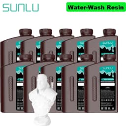 SUNLU 10KG ABS-Like/ Standard / Water-Wash/ 14K High Precision Resin 405nm Rapid UV-Curing Photopolymer Resin 1KG/Bottle