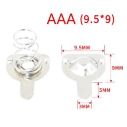20PCS DIY Toy Remote Control Accessories Spring Sheet AA/AAA Contact Sheet Battery Box Positive And Negative Sheets
