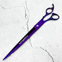 wingsbro 9 inch Professional pet shop scissors, dog grooming scissors straight scissors suitable for Big Dog hair trimming