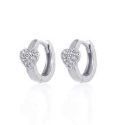 CRMYA Gold Silver Filled Hoop Earring CZ Zircon Heart Higgle Stud Earrings For Women Jewelry Earings Wholesale Aretes De Mujer