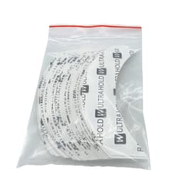36 Pieces 4 Shape 7.6 cm * 2.2 cm White Ultra Hold Tape Lace Front Tape Arc Double Sided Tape for Toupee Wig Adhesive